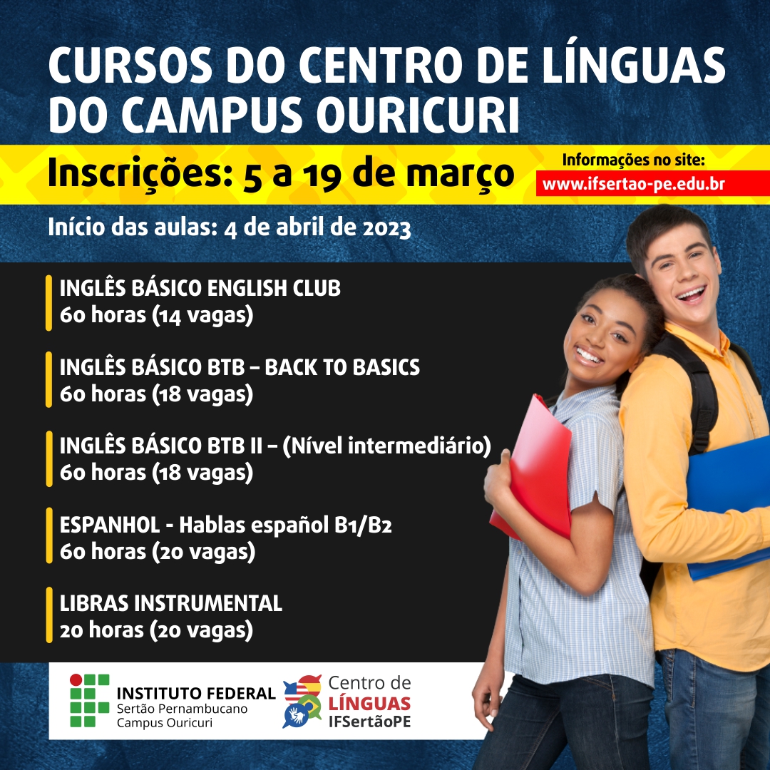 Curso de Lnguas Ouricuri REDE SSOCIAIS ec17d96b880c4032bc1eaee4153ede89